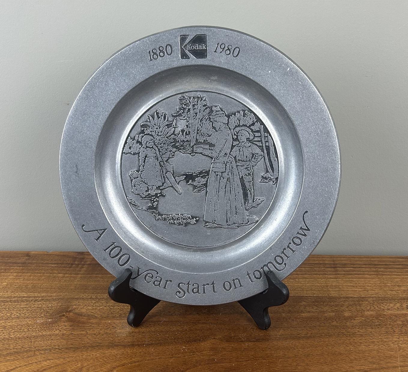 Vintage Kodak 100 Year Anniversary Commemorative Plate A Hundred