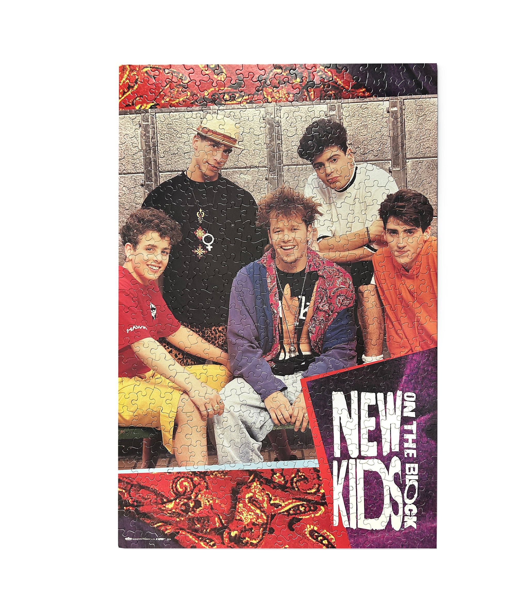 Vintage New Kids on the Block Giant Poster 500 Piece Puzzle - Etsy