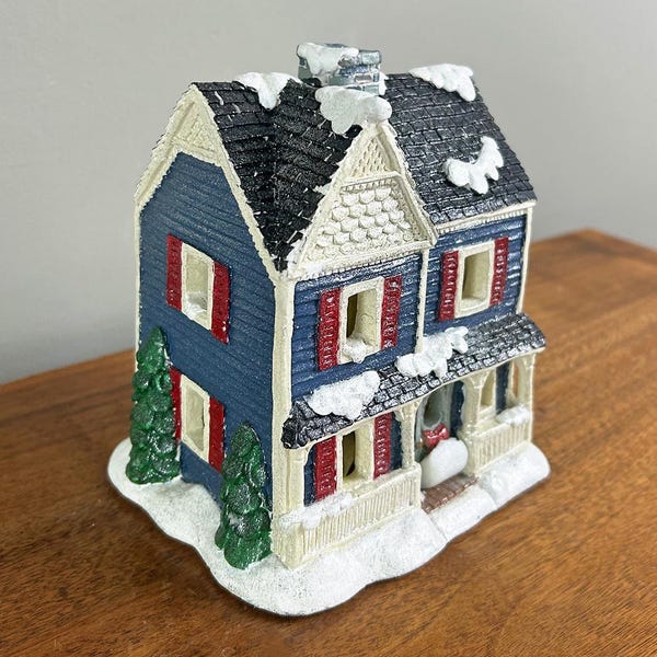 Vintage California Creations Christmas Village Victorian House
