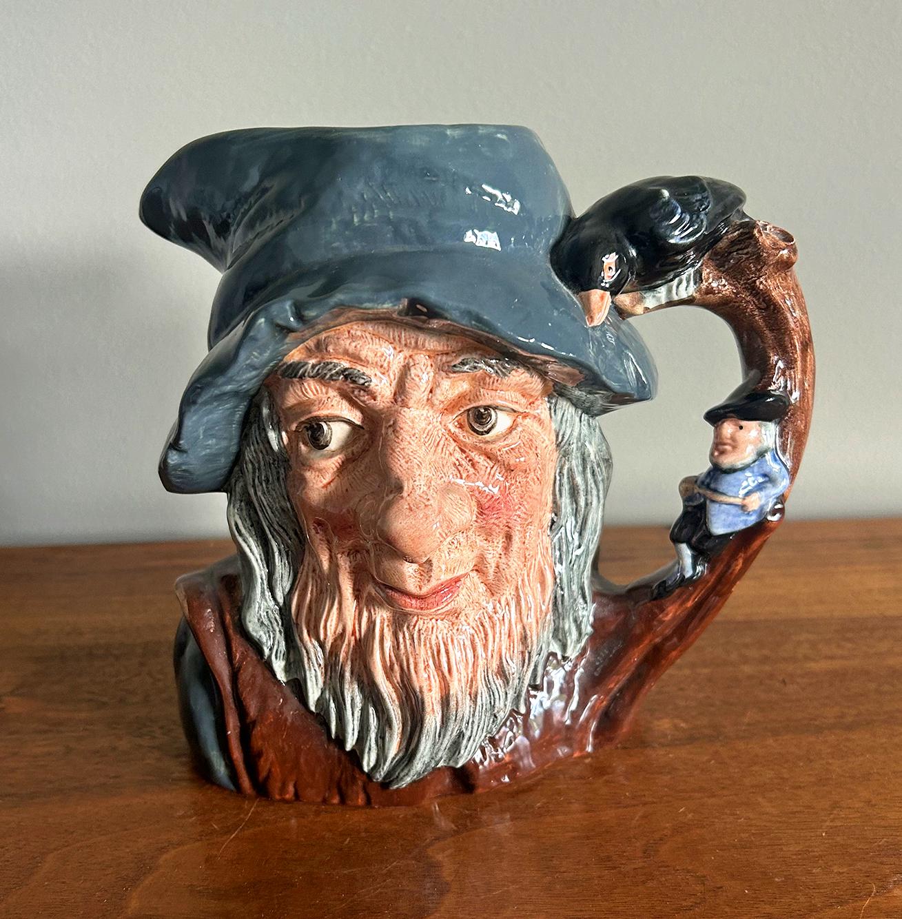 Royal Doulton Toby Jug the Wizard - Etsy
