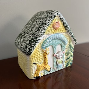 Giraffe Cookie Jar Etsy