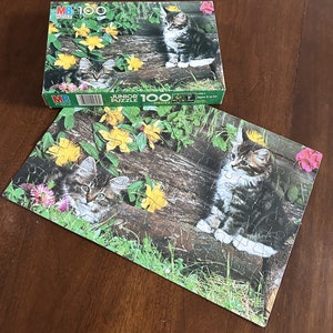 Vintage Kittens Junior Puzzle by Milton Bradley