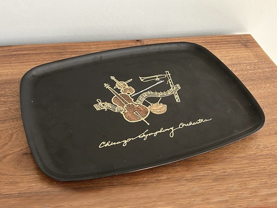 Vintage Couroc Tray Chicago Symphony Orchestra Monterey California