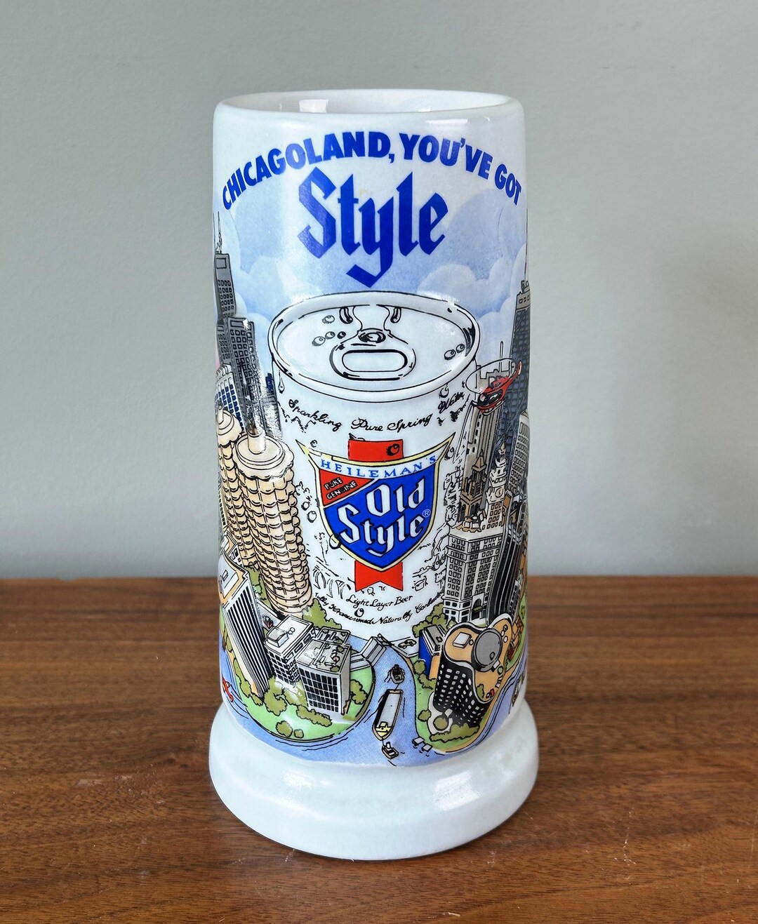 Vintage Heileman s Old Style Beer 1981 Limited Edition Beer Stein vintage-heileman-s-old-style-beer-1981-limited-edition-beer-stein