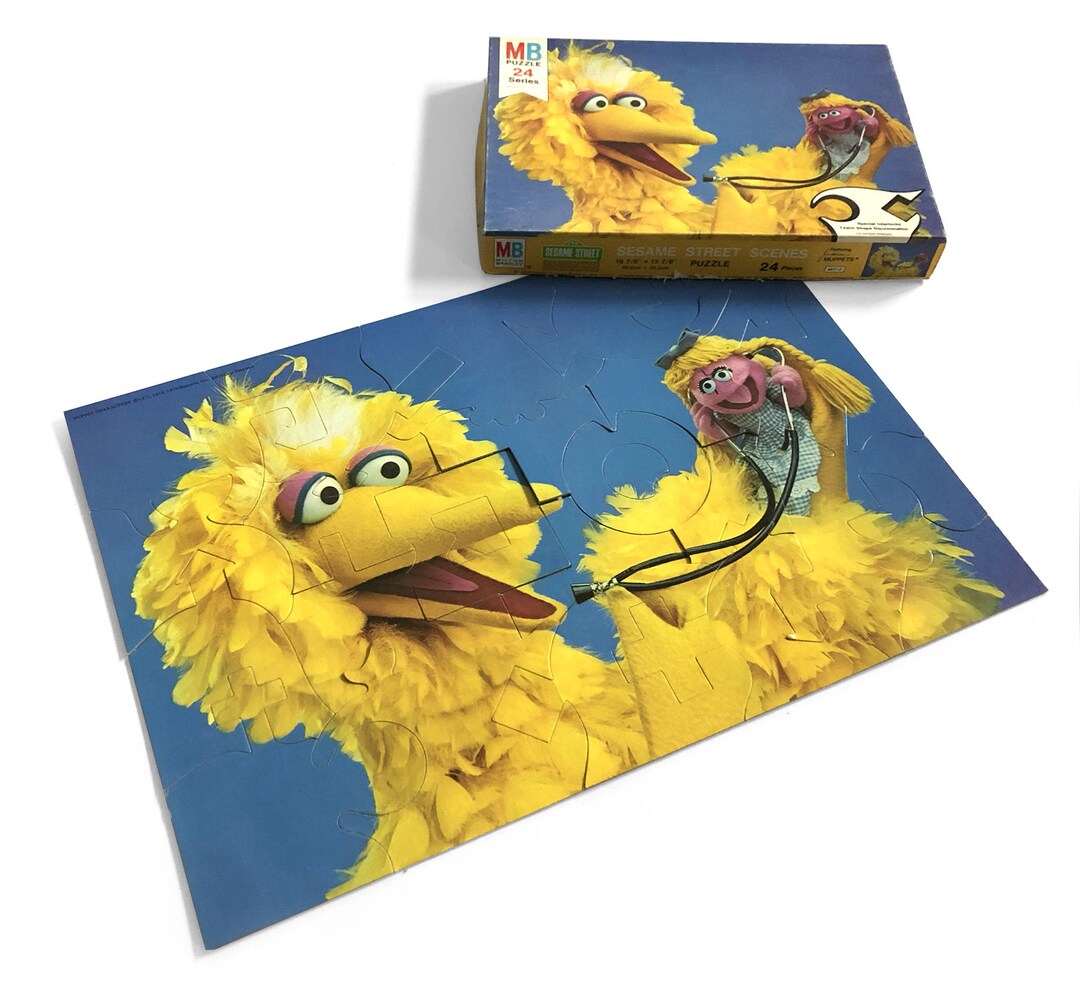 Vintage 1978 Sesame Street Big Bird Puzzle Etsy Vintage 1978 Sesame Street Big Bird Puzzle Etsy