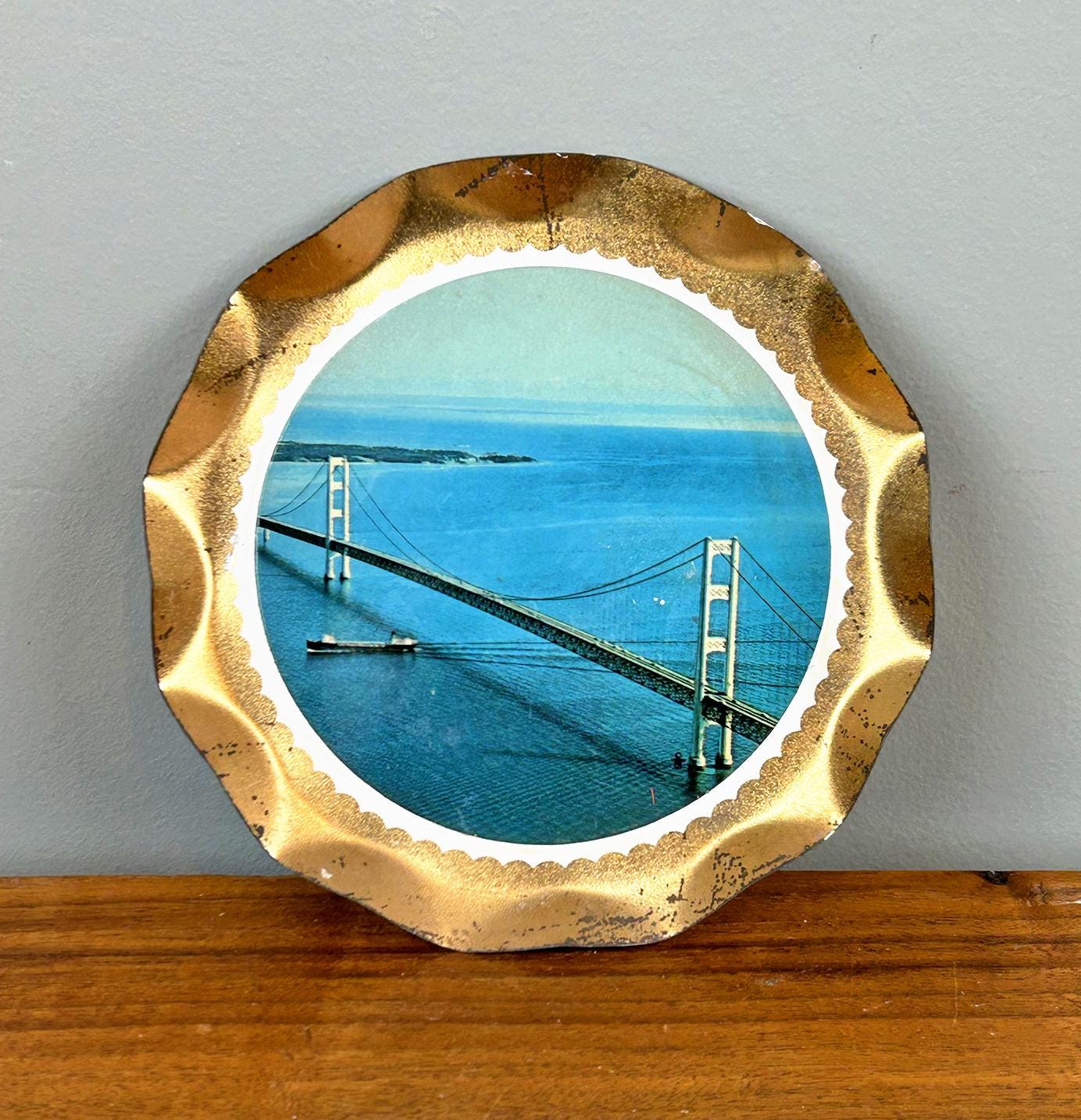 Vintage Mackinac Island Bridge 6 1/2