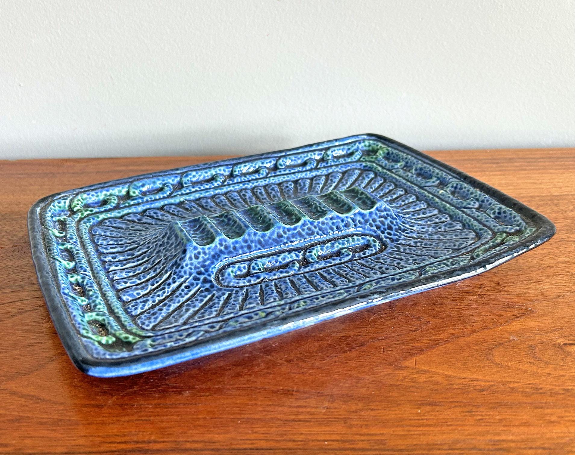 Vintage Ashtray Blue - Etsy