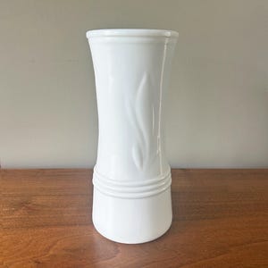 Vintage E.O. Brody Milk Glass Flower Vase