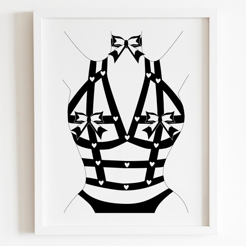 Bondage Illustration Etsy France