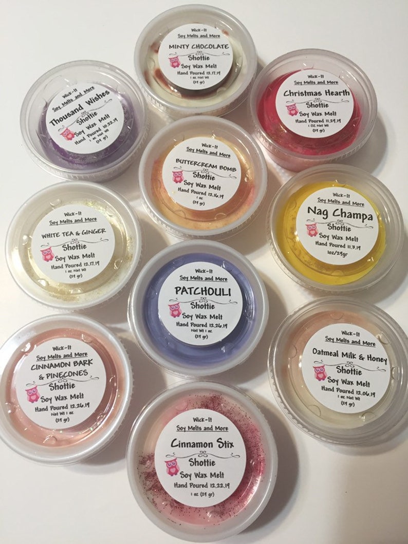 Shottie Soy Wax Melts Shots Soy Shots Soy wax melts Etsy