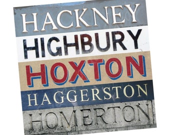 HACKNEY STRIPES – prints and greeting cards – Free UK postage