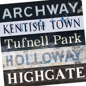 North London zebra stripes – prints and greeting cards – Free UK postage