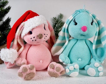 Patron au crochet Le lapin de Noël