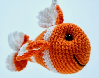 Crochet Pattern Key Ring Fish