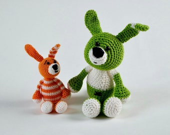 Crochet Pattern Bag Pendant/Key Ring Bunny - english Version