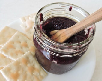 Receta de mermelada de chía y arándanos: Mermelada de frutas casera (Descarga digital)