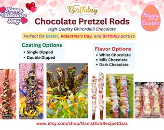 グルメチョコレートディッププレッツェルロッド：ギラデリチョコレート、パーティーの記念品