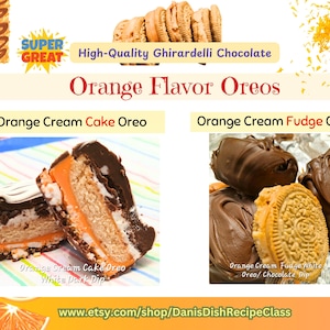 Orange Cream Cake/Fudge Oreo: Ghirardelli Chocolate Dipped immagine 1