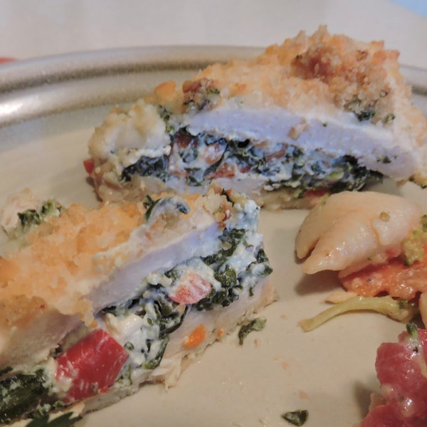 Mouth Watering Chicken Florentine INSTANT DOWNLOAD PDF recipe file