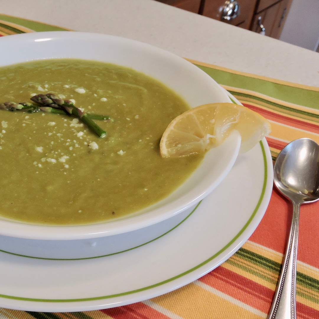 Asparagus Soup With Lemon and Parm an INSTANT DOWNLOAD PDF Recipe File