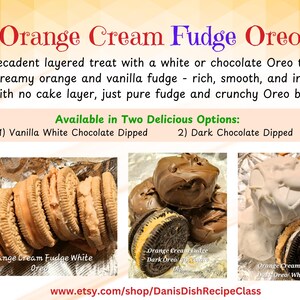 Orange Cream Cake/Fudge Oreo: Ghirardelli Chocolate Dipped immagine 4