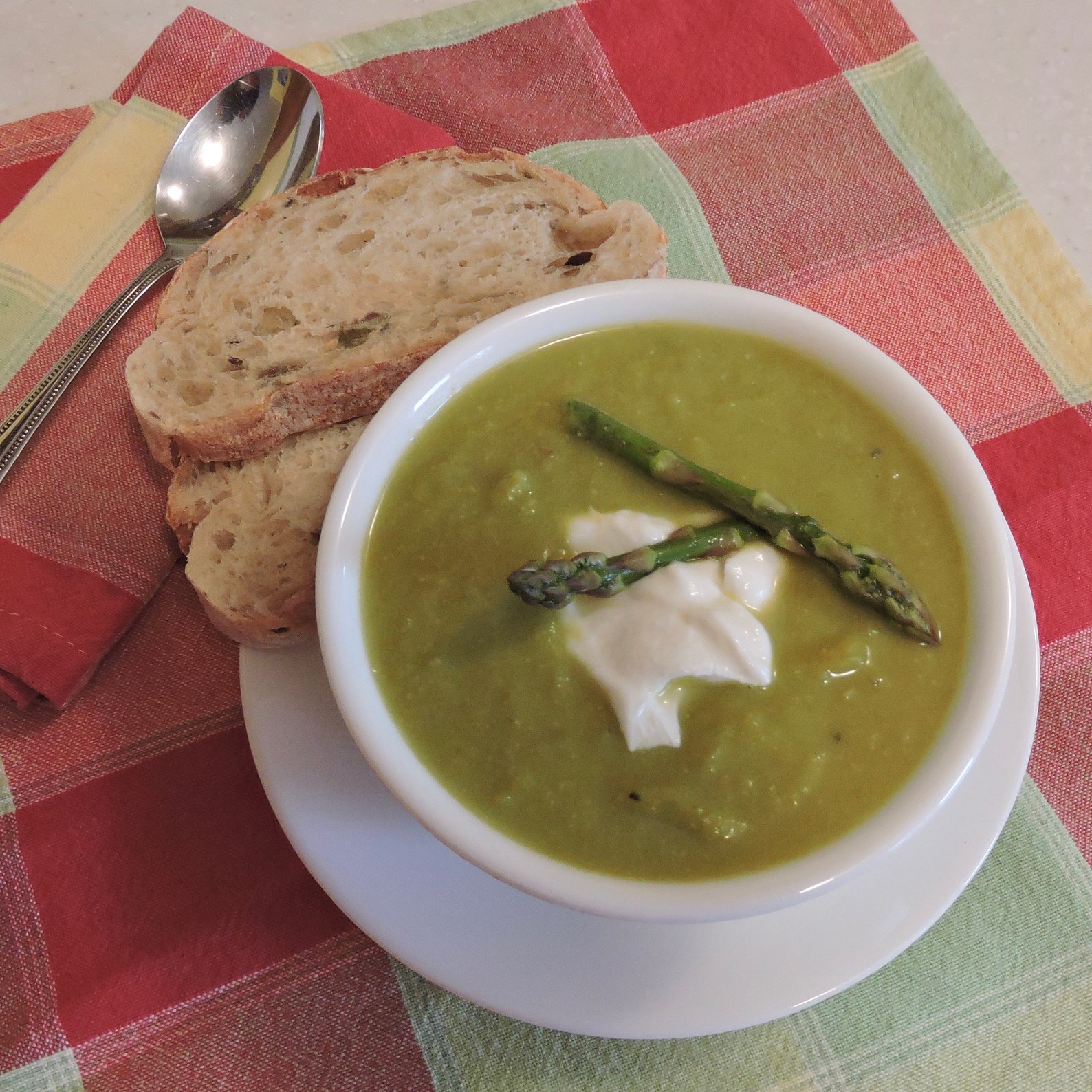 Asparagus Soup With Lemon and Parm an INSTANT DOWNLOAD PDF Recipe File