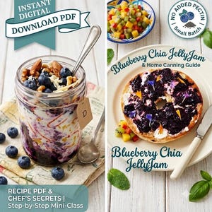 Recept på blåbärschia-gelésylt, digital miniklass | Småsatsig kylsylt och gelé | Pektinfritt, lågkolhydratsylt