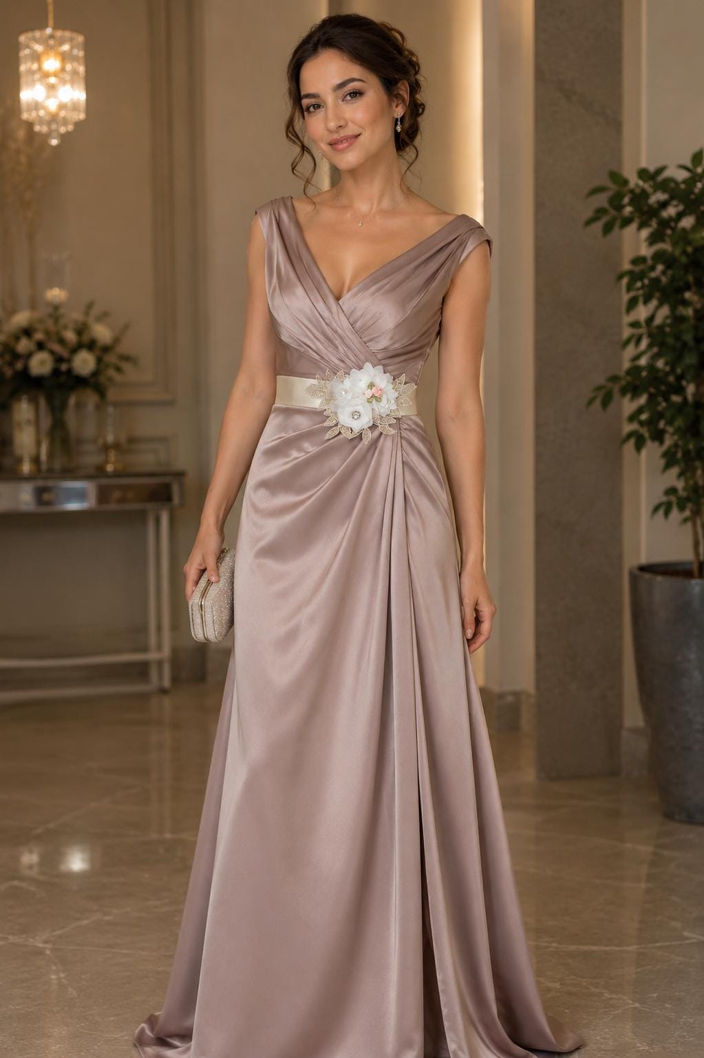 blue corset top dress Lilac Chiffon A-line V-neck Floor-length Simple Bridesmaid Dresses, MBD243 Fully Lined Fit Teal, Blue, Purple Ombre Size:L (US 10) playful summer resortwear