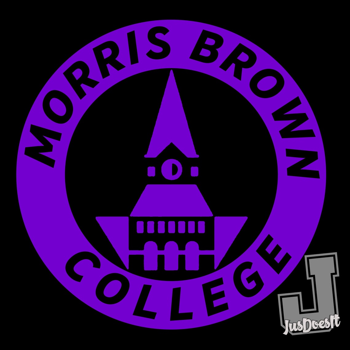 Morris Brown College Fountain Hall Car Decal Custom Etsy France