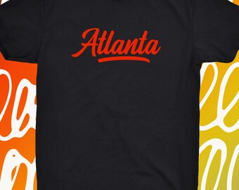 Atlanta Signature Swiggle T-shirt/Sweatshirt - Please Read Item Details In Full