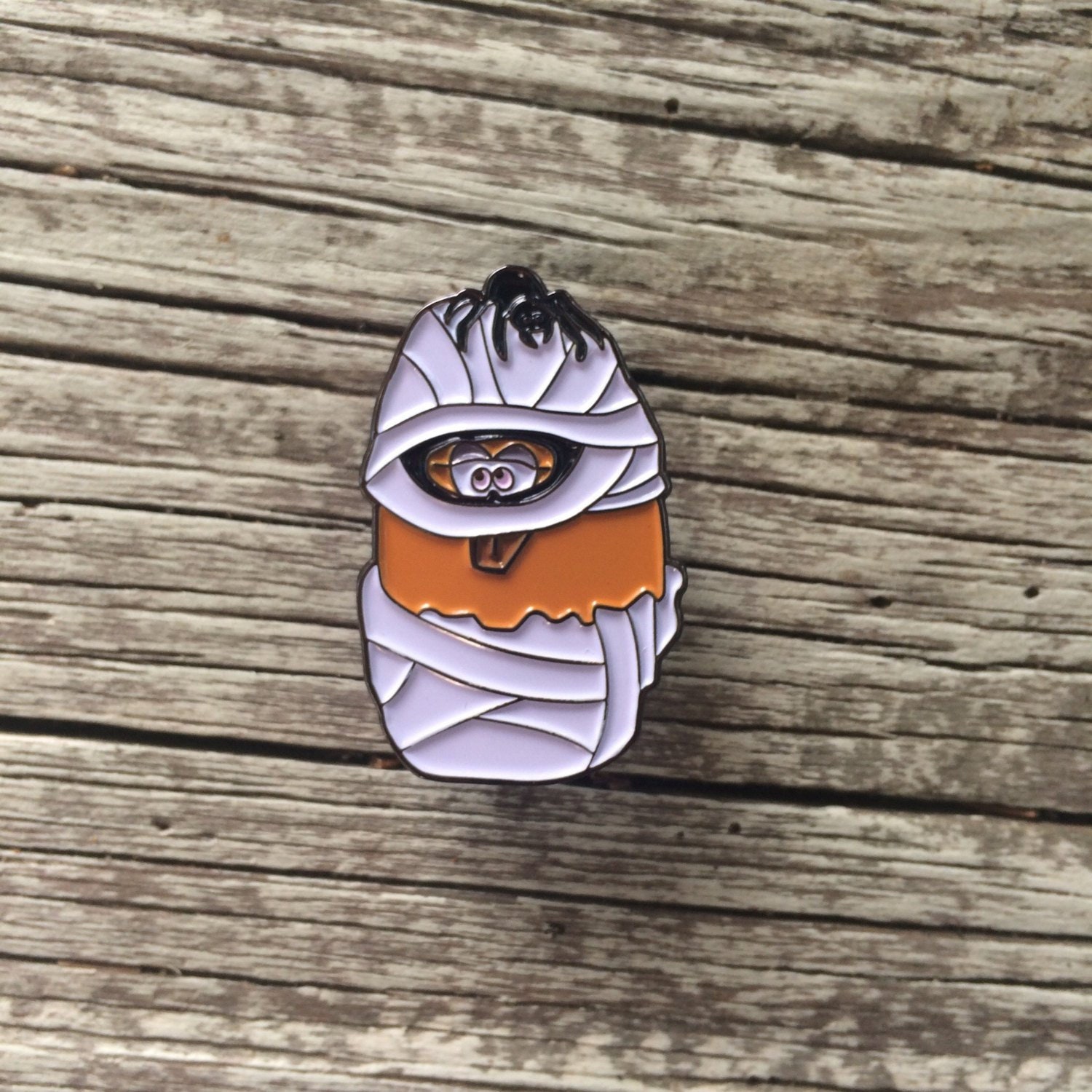 Mummy Halloween Mcnugget Enamel Pin - Etsy