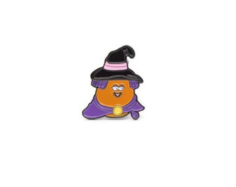 Witch Halloween McNugget Enamel Pin