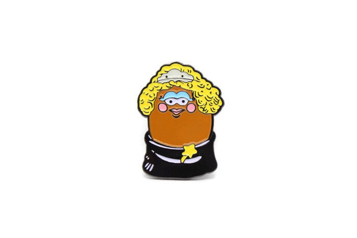 Beauty Queen Halloween Mcnugget Enamel Pin - Etsy