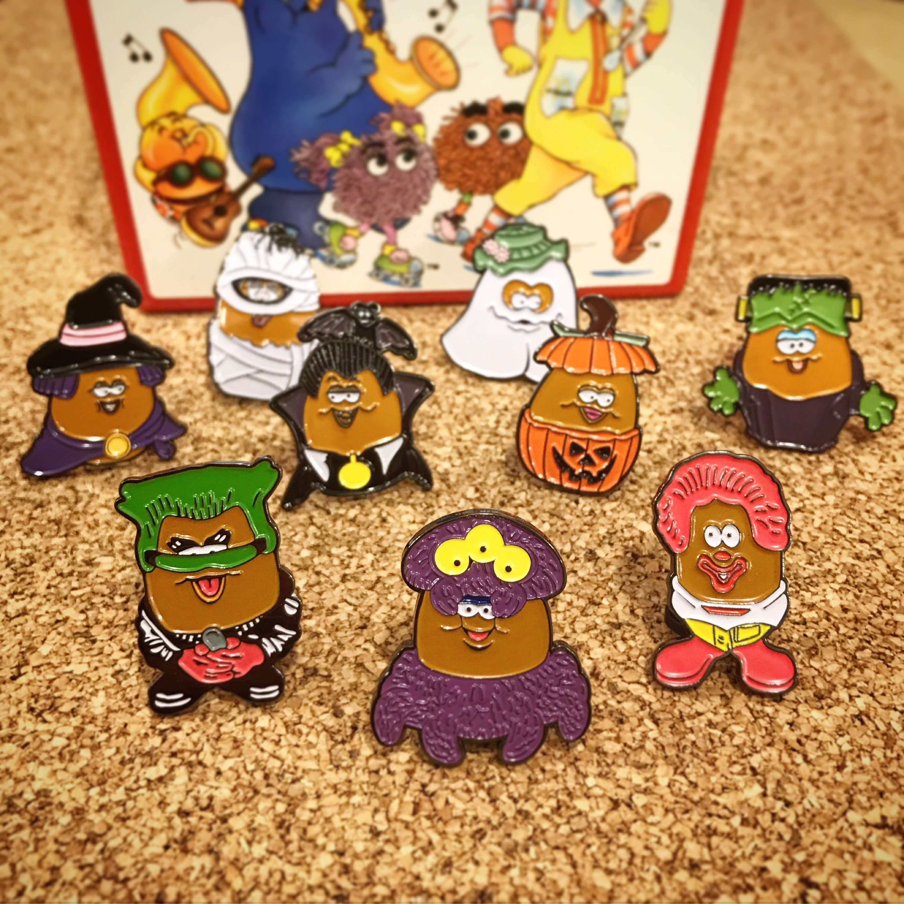 Alien Halloween Mcnugget Buddies Soft Enamel Pin - Etsy
