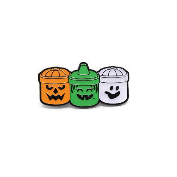 Glow in the Dark Boo Buckets McDonalds Happy Meal Halloween Pails Enamel Pin v4