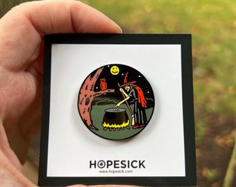 Witch's Cauldron Hard Enamel Pin