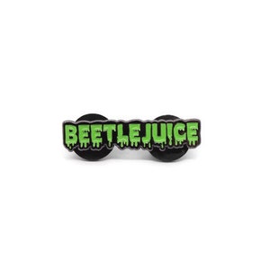 Beetlejuice Slime Enamel Pin