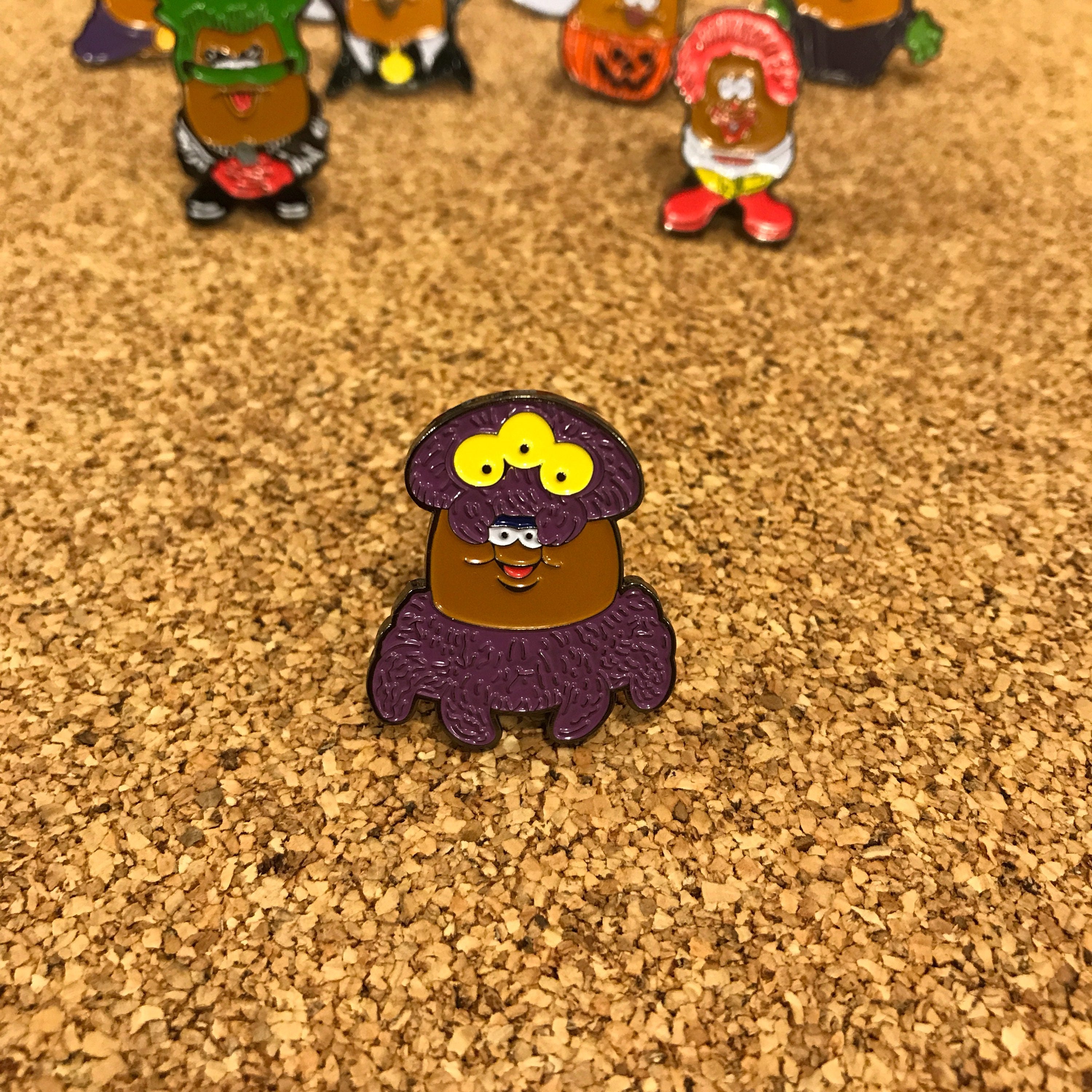 Alien Halloween Mcnugget Buddies Soft Enamel Pin - Etsy