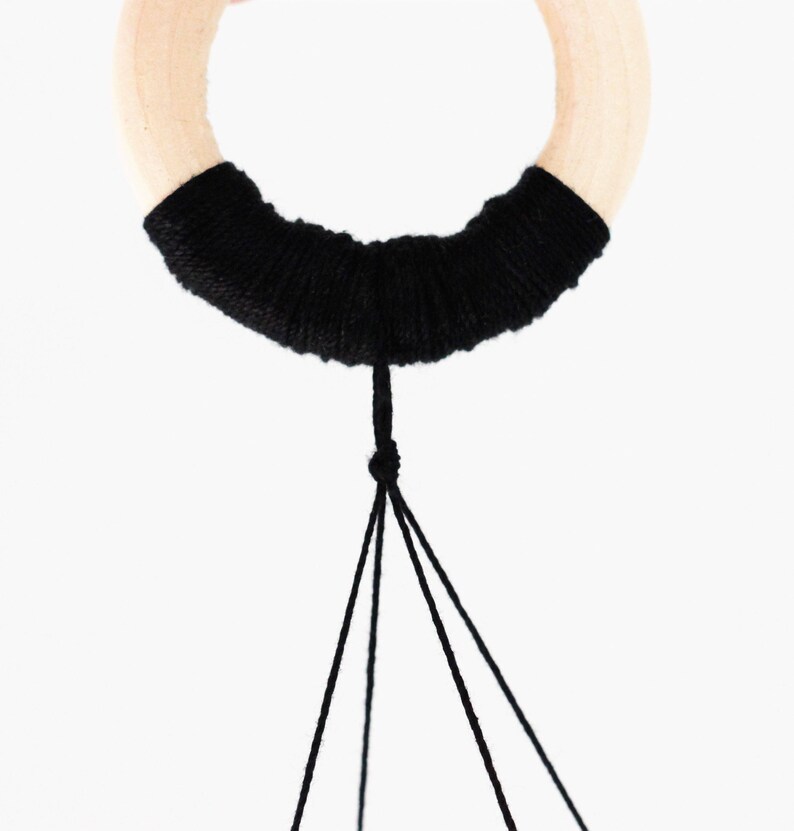 Woodland Baby Mobile Deer Crib Mobile Monochrome Nursery Etsy