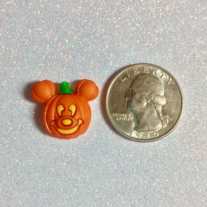 Disney Halloween earrings, Disney earrings, Disney jewelry, Mickey and Minnie pumpkin, Halloween earrings, Fish extenders, Disney cruise image 4