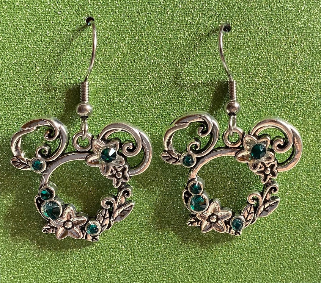Disney Earrings, Disney Jewelry, Mickey Mouse Earrings, Mickey Mouse
