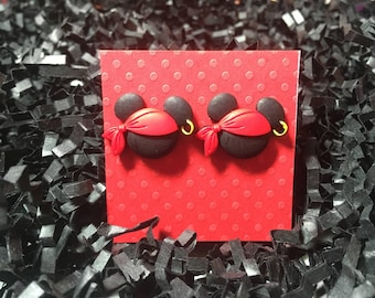 Disney Halloween earrings, Disney earrings, Disney jewelry, Mickey Mouse pirate, Halloween earrings,  Fish extenders, Disney cruise