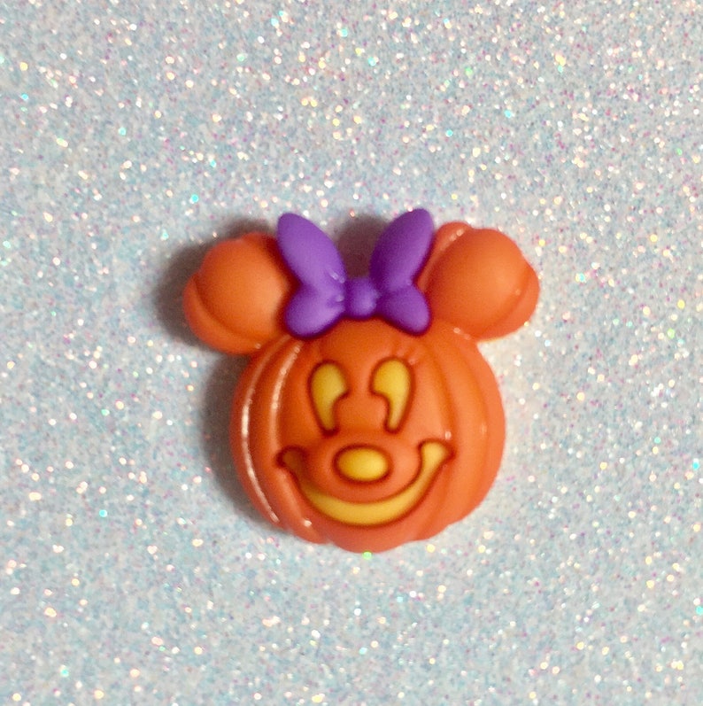 Disney Halloween earrings, Disney earrings, Disney jewelry, Mickey and Minnie pumpkin, Halloween earrings, Fish extenders, Disney cruise image 5