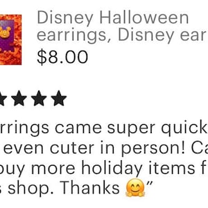 Disney Halloween earrings, Disney earrings, Disney jewelry, Mickey and Minnie pumpkin, Halloween earrings, Fish extenders, Disney cruise image 9