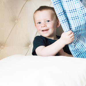White Toddler or Traveler Pillowcase. Irresistibly Soft and Snuggly. image 3