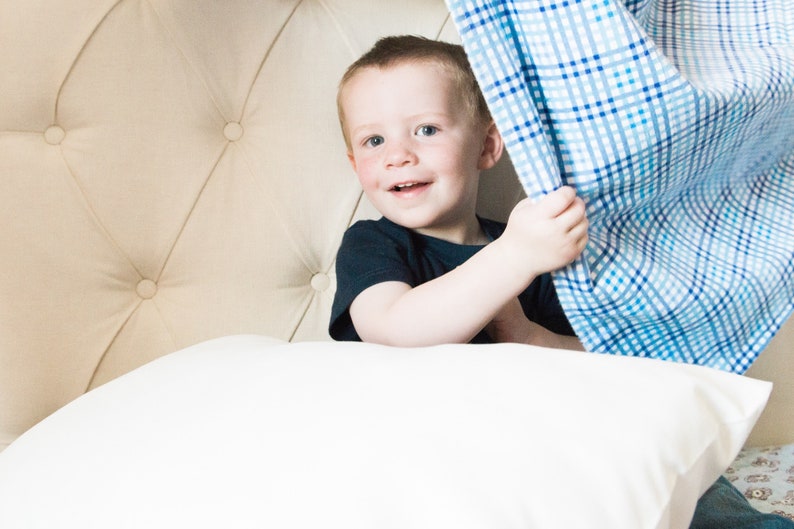White Toddler or Traveler Pillowcase. Irresistibly Soft and Snuggly. image 3