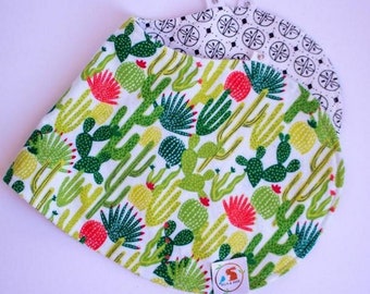 Bright Desert Print - Burpin Bib.  The Bib and Burp Cloth All in One by Ella & Max.  Several Styles to Choose From.
