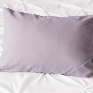 Charcoal Gray Toddler or Traveler Pillowcase.   Irresistibly Soft and Snuggly. Free Shipping in USA.