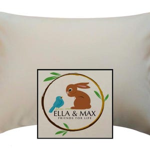 Funda de almohada para niños pequeños color marfil, almohada de viaje de poliéster suave (13,5 x 19,5)