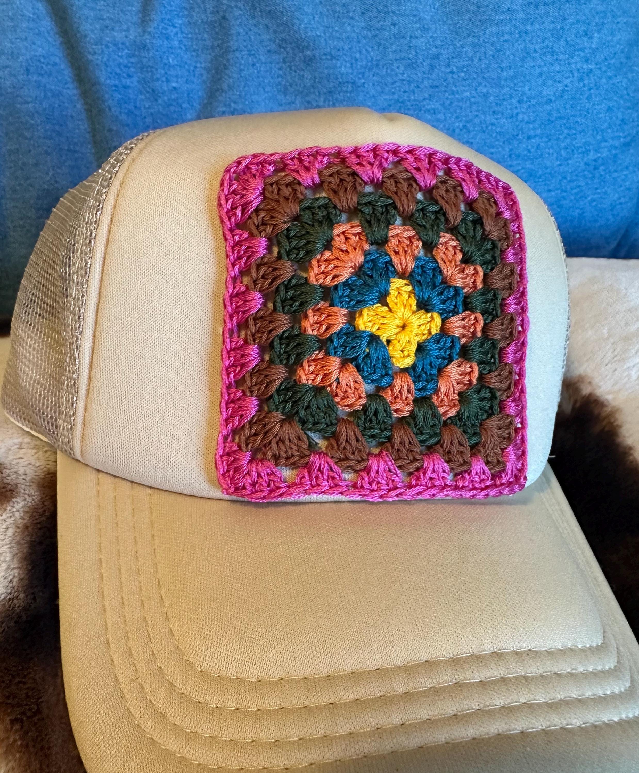 Granny Square Trucker Hat NWT Little Bird Trucking Granny Square Hats – Little Bird  main image 4